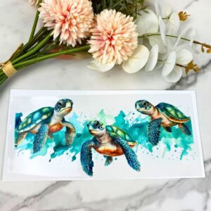 Sea Turtle2 | 16 oz UV DTF Wrap