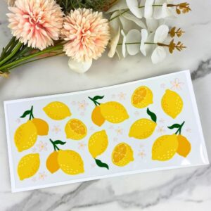 Lemons | 16 oz UV DTF Wrap