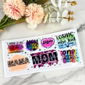 Mom/Mom Mode/One Loved Mama | 16 oz UV DTF Wrap