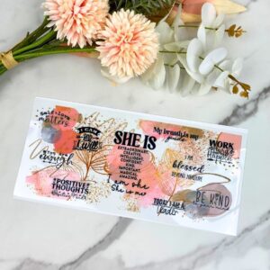 She Is | 16 oz UV DTF Wrap