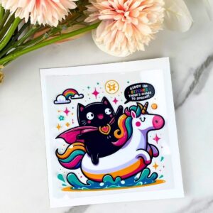 Giddy Up | 4" UV DTF Decal