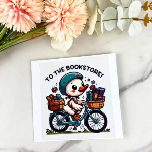 To the Bookstore1 | 4" UV DTF Decal