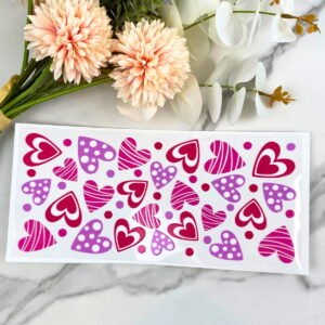 Pink Hearts Wrap