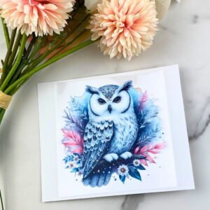 Snowy Owl | 4" UV DTF Decal