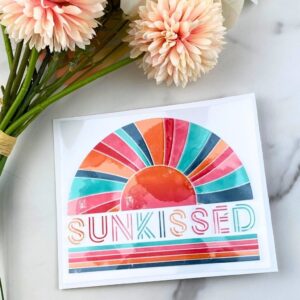 Sunkissed | 4″ UV DTF Decal