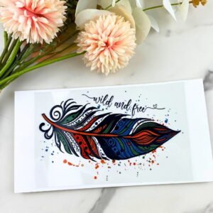 Wild and Free | 4″ UV DTF Decal