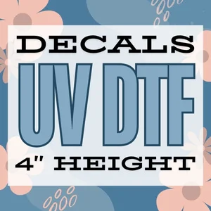 Uv dtf decals