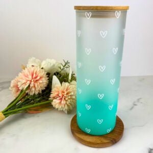 Simple Hearts 25 oz Glass | Completed Bundle