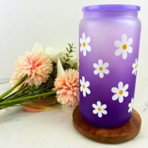 Simple White Daisy Glass | Completed Bundle