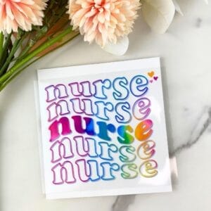Nurse1 | 4" UV DTF Decal
