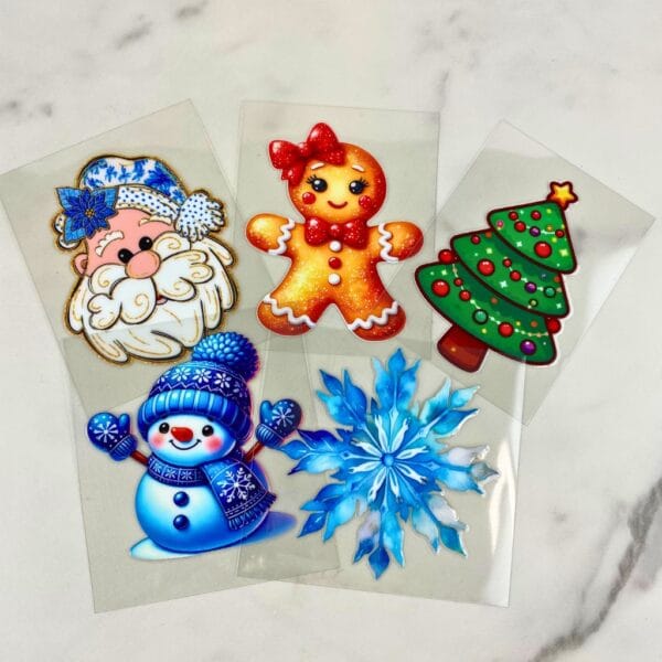 Christmas Icons Bundle | 3" UV DTF Ornament Decal