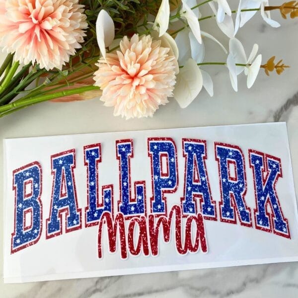 Ballpark Mama | 16 oz UV DTF Wrap