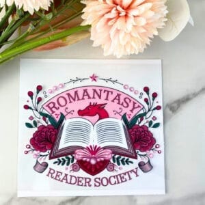Romantasy Reader Society | 4" UV DTF Decal