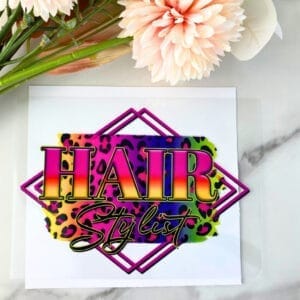 Hair Stylist | 4" UV DTF Decal