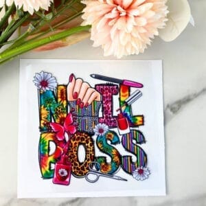 Nail Boss2 | 4" UV DTF Decal