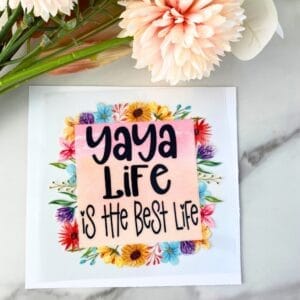 Yaya Life | 4" UV DTF Decal