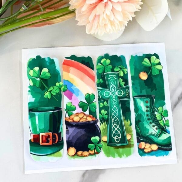 St. Patrick's Day Brush Strokes