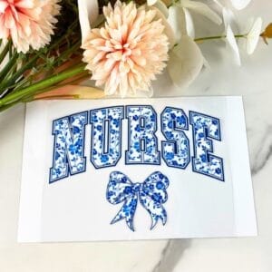 Nurse Blue Bow