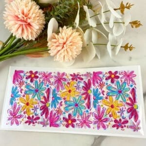 Summer Pink Floral | 16 oz UV DTF Wrap