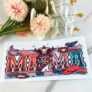 Western Mama | 16 oz UV DTF Wrap