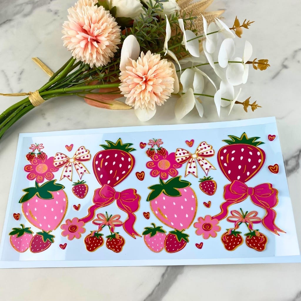 Strawberry Bow Floral