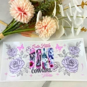 Cute Little Cowgirl | 16 oz UV DTF Wrap