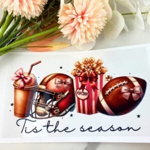 Tis the season (football) | 4" UV DTF Decal