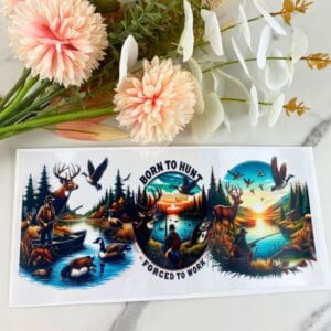 Born to Hunt | 16 oz UV DTF Wrap