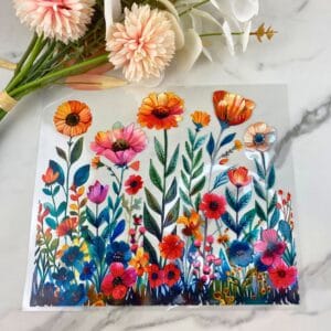 Wildflower Floral | 20/25 oz UV DTF Wrap