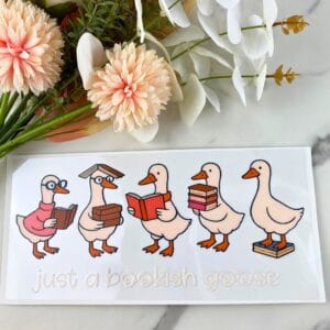 Bookish Goose | 16 oz UV DTF Wrap