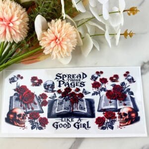 Spread Those Pages | 16 oz UV DTF Wrap