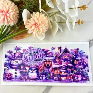 Sleigh Rides | 16 oz UV DTF Wrap