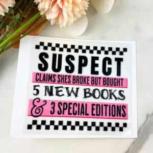 Suspect Buys New Books