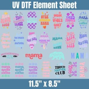 Mom Hotel Keychains | Element Sheet