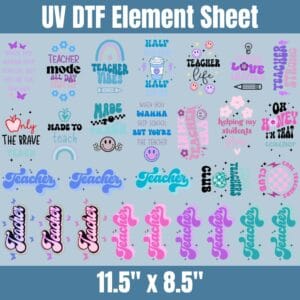 Teacher Hotel Keychains | Element Sheet