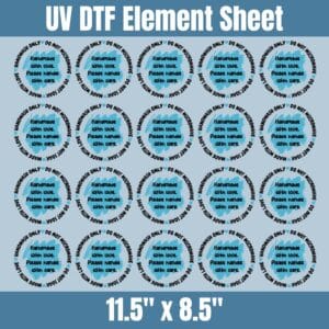 Blue 2" Cup Care Instructions | Element Sheet