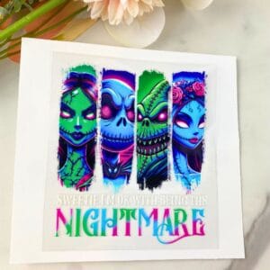 Nightmare | 4" UV DTF Decal