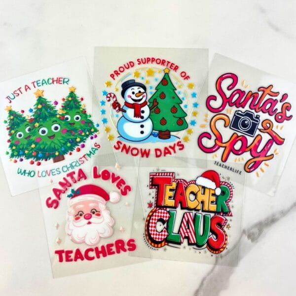 Teacher Bundle1 | 3" UV DTF Ornament Decal