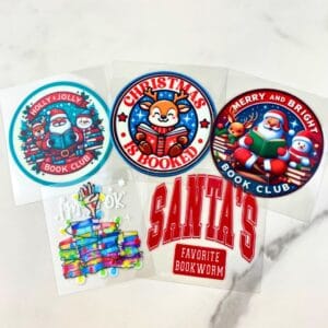 Books Bundle2 | 3" UV DTF Ornament Decal