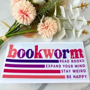 Bookworm | 16 oz UV DTF Wrap