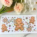 Gingerbread in Lights | 16 oz UV DTF Wrap