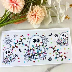 Ghost in Lights | 16 oz UV DTF Wrap