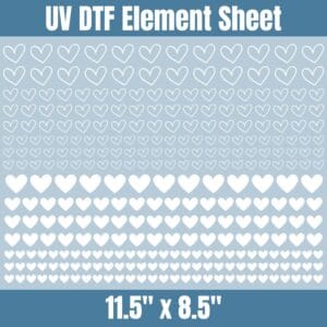 White Hearts | Element Sheet