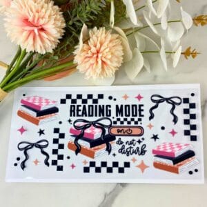 Reading Mode On | 16 oz UV DTF Wrap