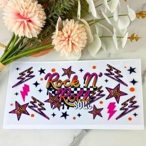 Rock N Roll Soul | 16 oz UV DTF Wrap