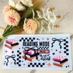 Reading Mode On | 40 oz UV DTF Wrap