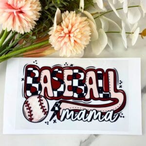 Baseball Mama | 4" UV DTF Decal