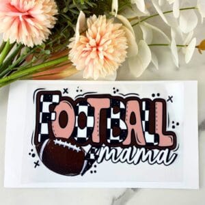 Football Mama | 4" UV DTF Decal