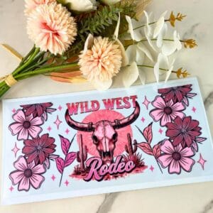 Wild West Rodeo | 40 oz UV DTF Wrap