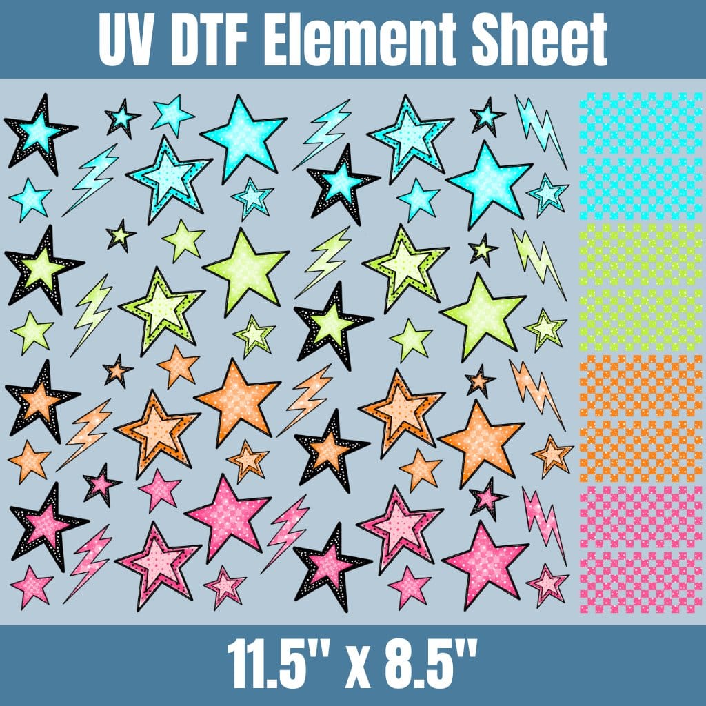 Colorful Stars | Element Sheet